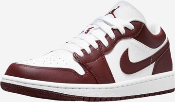 Jordan Низкие кроссовки 'Air Jordan 1' в Красный: спереди