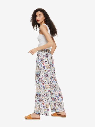 ESPRIT Wide Leg Hose in Weiß