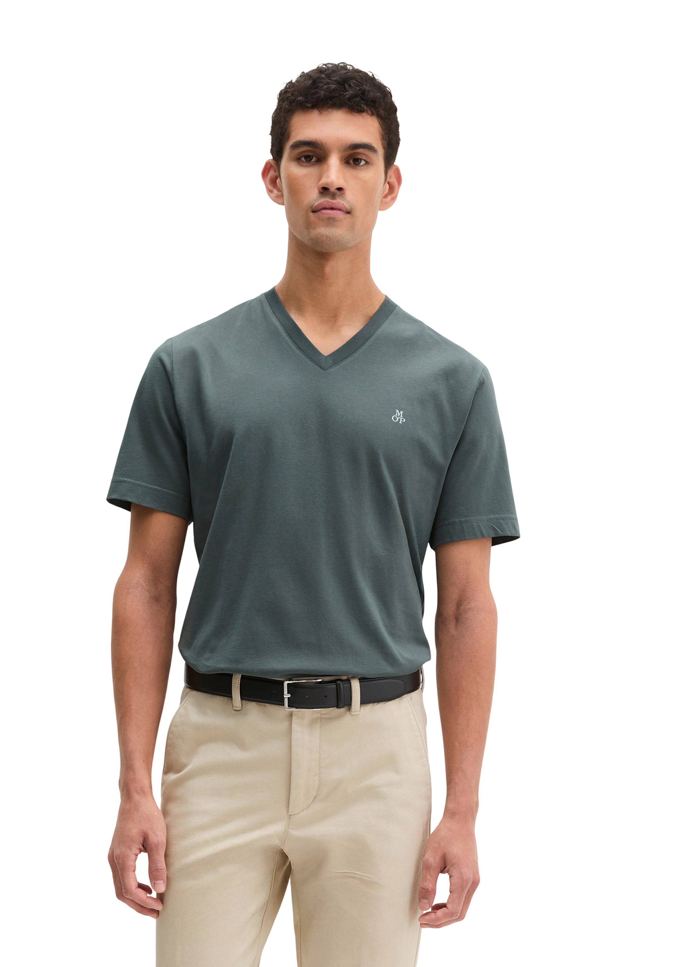 Marc O'Polo Shirt in Grey: front