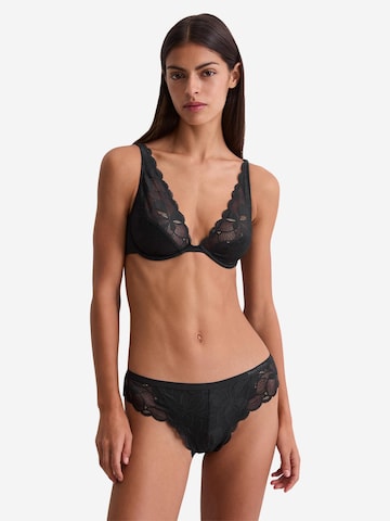 Marc O'Polo String 'Tender Lace' in Zwart