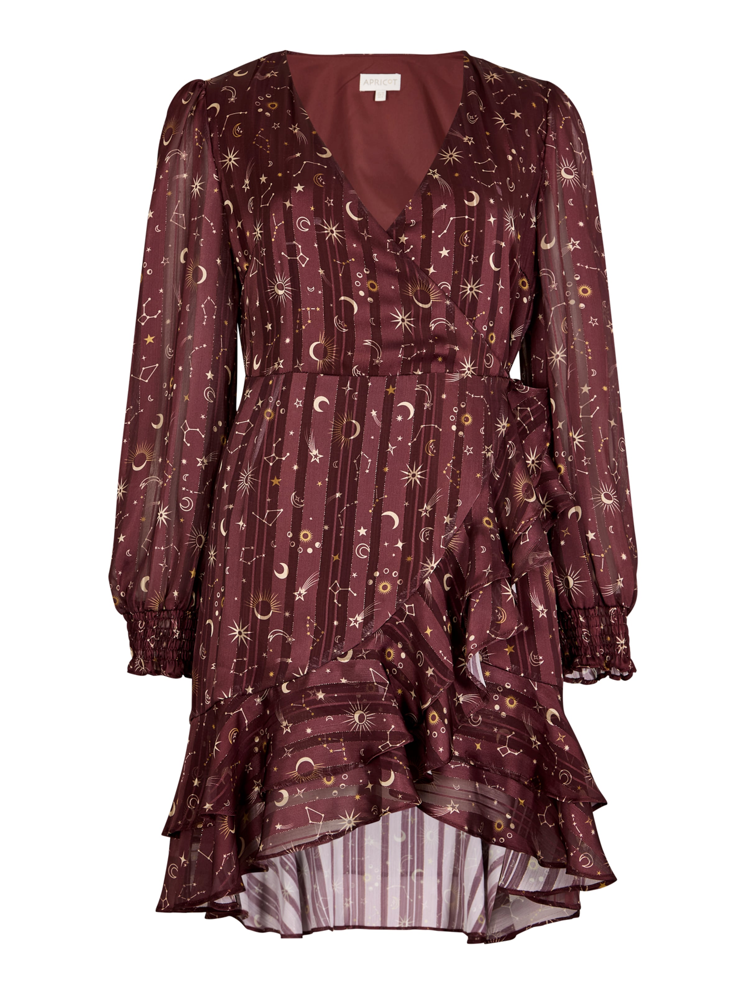 Apricot Jurk ' ' in Rood: voorkant