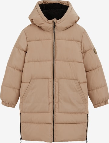 smėlio WE Fashion Žieminė striukė: priekis