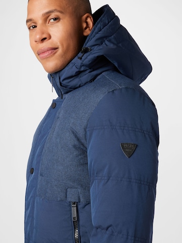 BLEND Winter Jacket in Blue