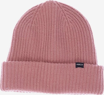 MSCH COPENHAGEN Hat & Cap in One size in Pink: front