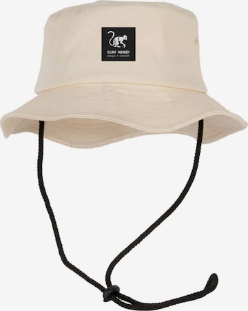 Chapeaux de sports Surf Monkey en blanc : devant
