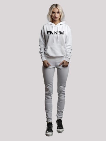 Sweat-shirt 'Eminem Rap Music' F4NT4STIC en blanc