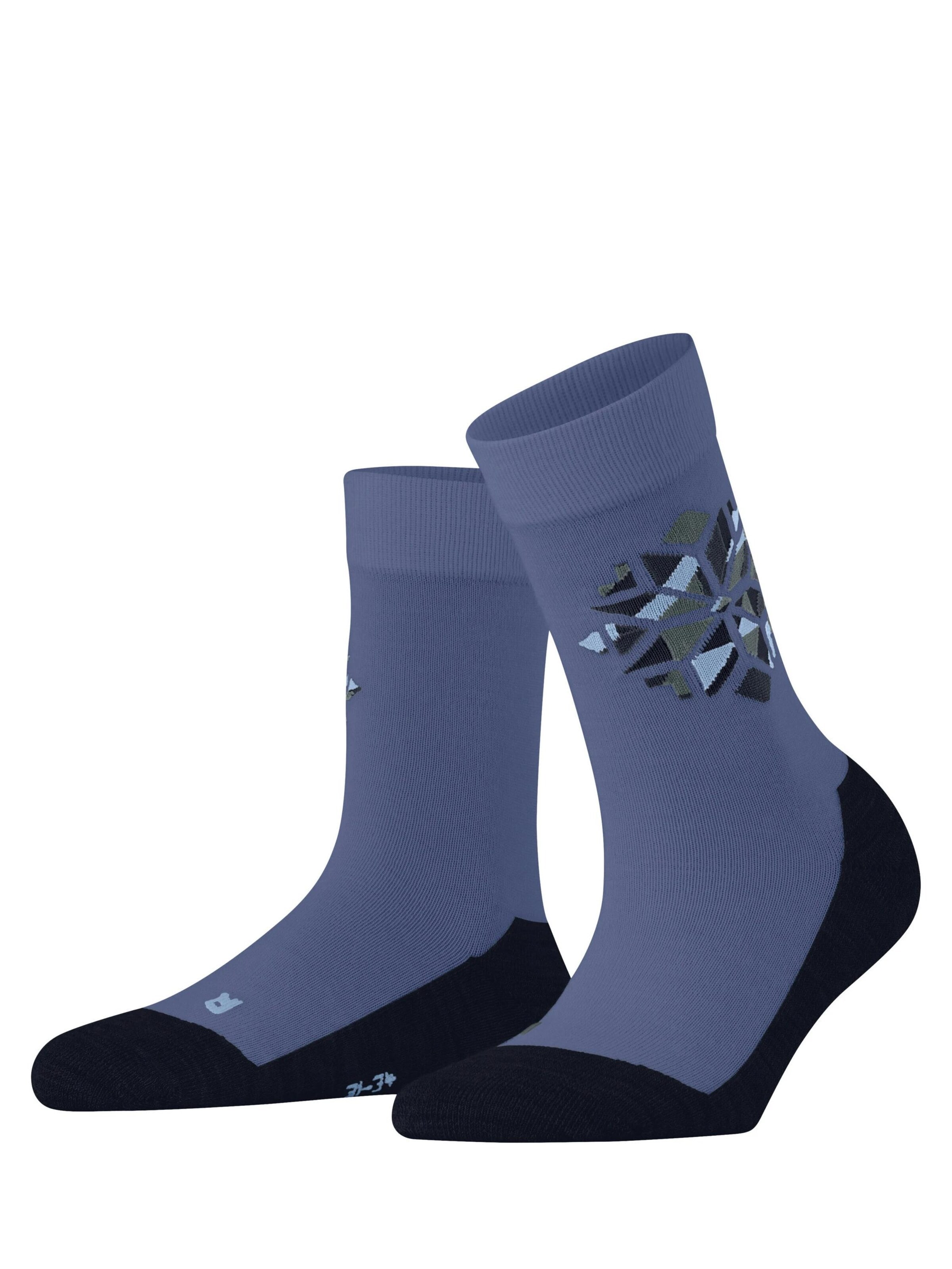 FALKE Socks 'Active Icy Snowstar' in Blue: front