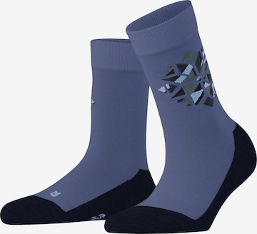 FALKE Socks 'Active Icy Snowstar' in Blue: front