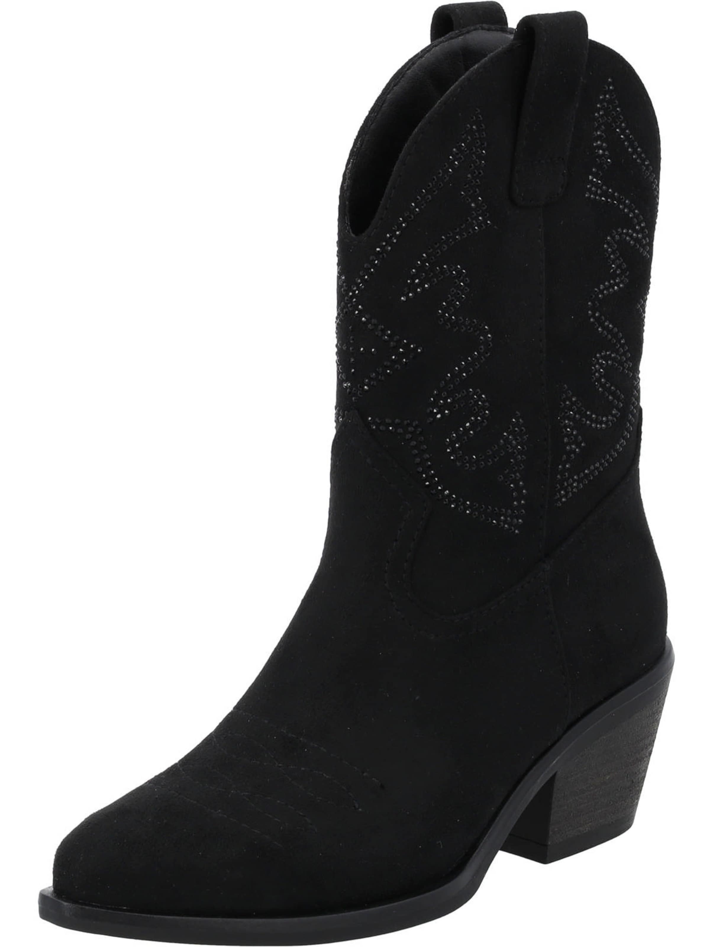 Palado by Sila Sahin Boots 'Palado Meldy by Sila Sahin'‌‌‌‌‌‌ in Schwarz: Vorderseite