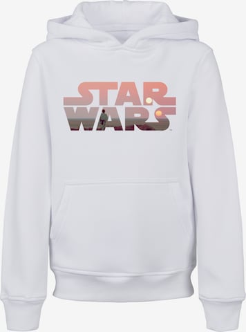 F4NT4STIC Sweatshirt 'Star Wars Tatooine' in Wit: voorkant