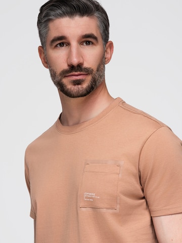 Ombre Shirt in Brown