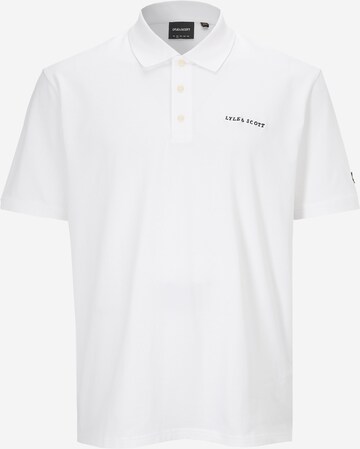 T-Shirt Lyle & Scott Big&Tall en blanc : devant