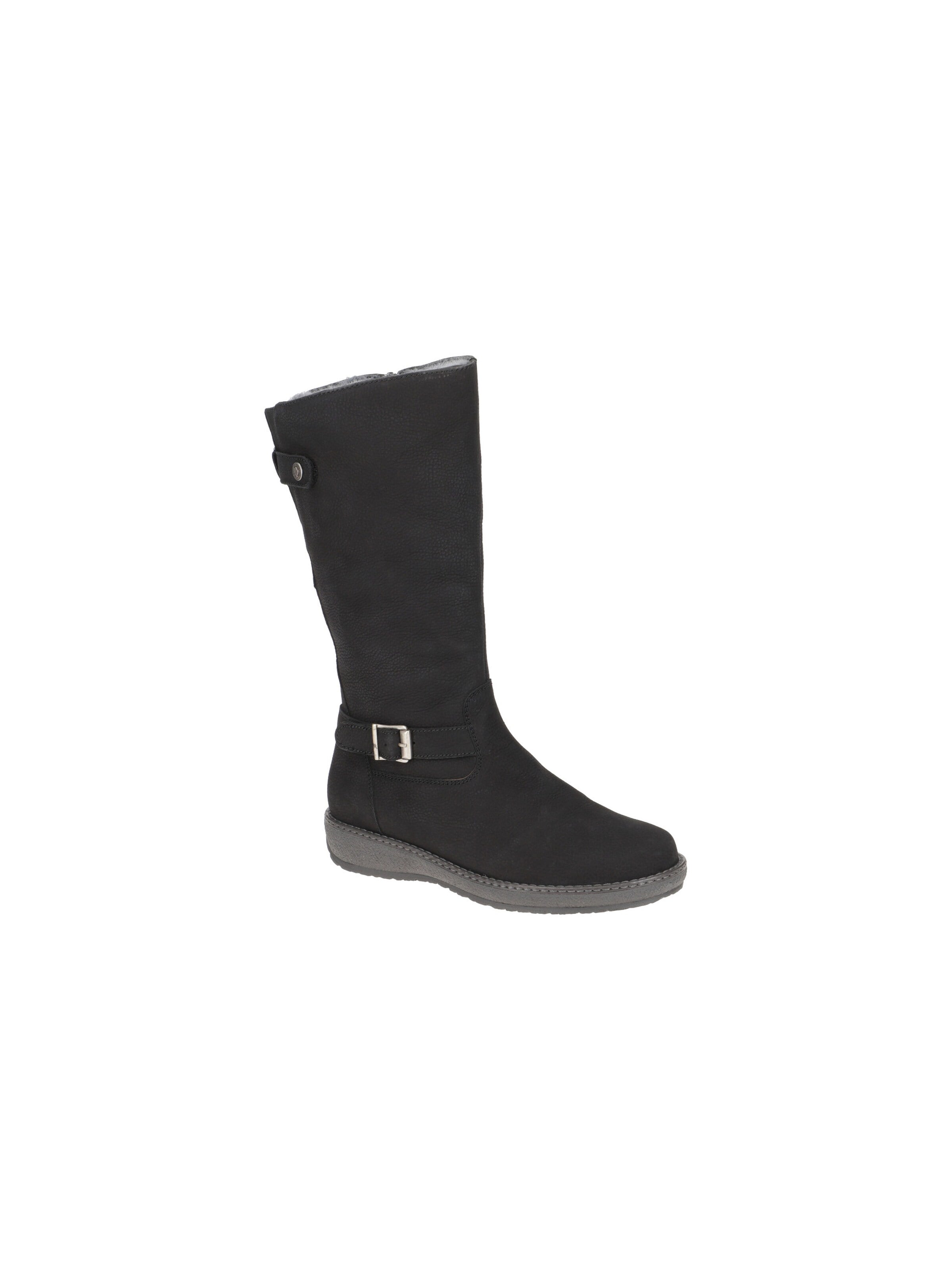 WALDLÄUFER Boots 'Hoja'‌‌‌‌‌‌ in Schwarz: Vorderseite