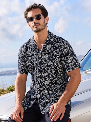 LERROS Regular fit Overhemd in Blauw