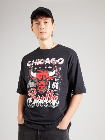 NEW ERA - Camiseta 'CHIBUL' en negro: frente
