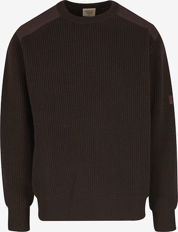 HALO Pullover in Braun: Vorderseite