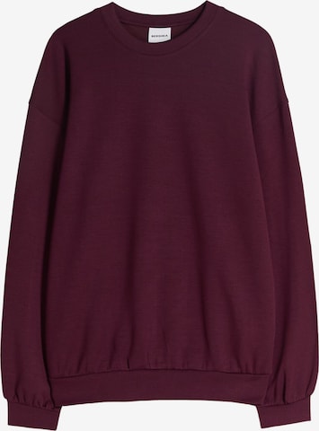 Bershka Sweatshirt in Rot: Vorderseite