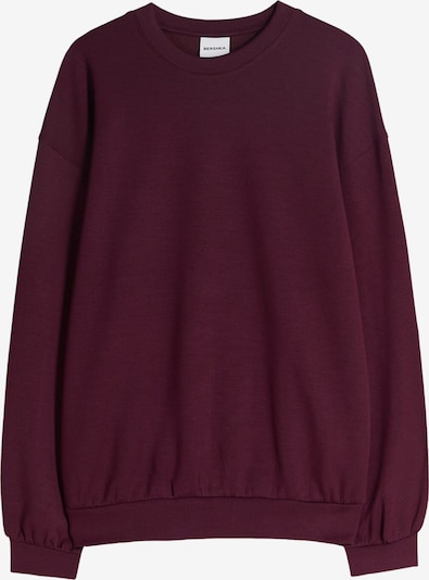 Bershka Collegepaita värissä burgundin punainen, Tuotenäkymä