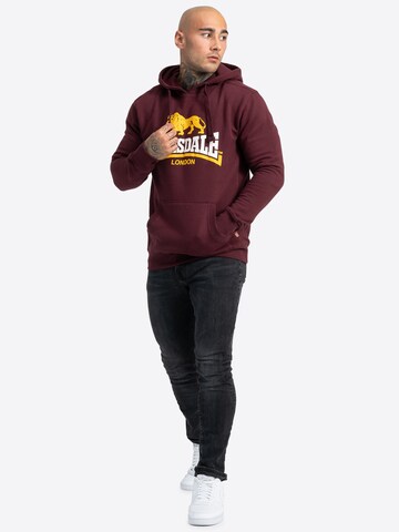 LONSDALE Sweatshirt 'Thurning' in Red