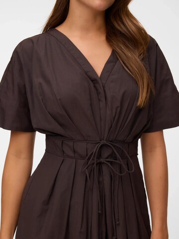 VERO MODA Jurk 'Vero Moda jurk VMESTRID Lange jurk bruin' in Bruin