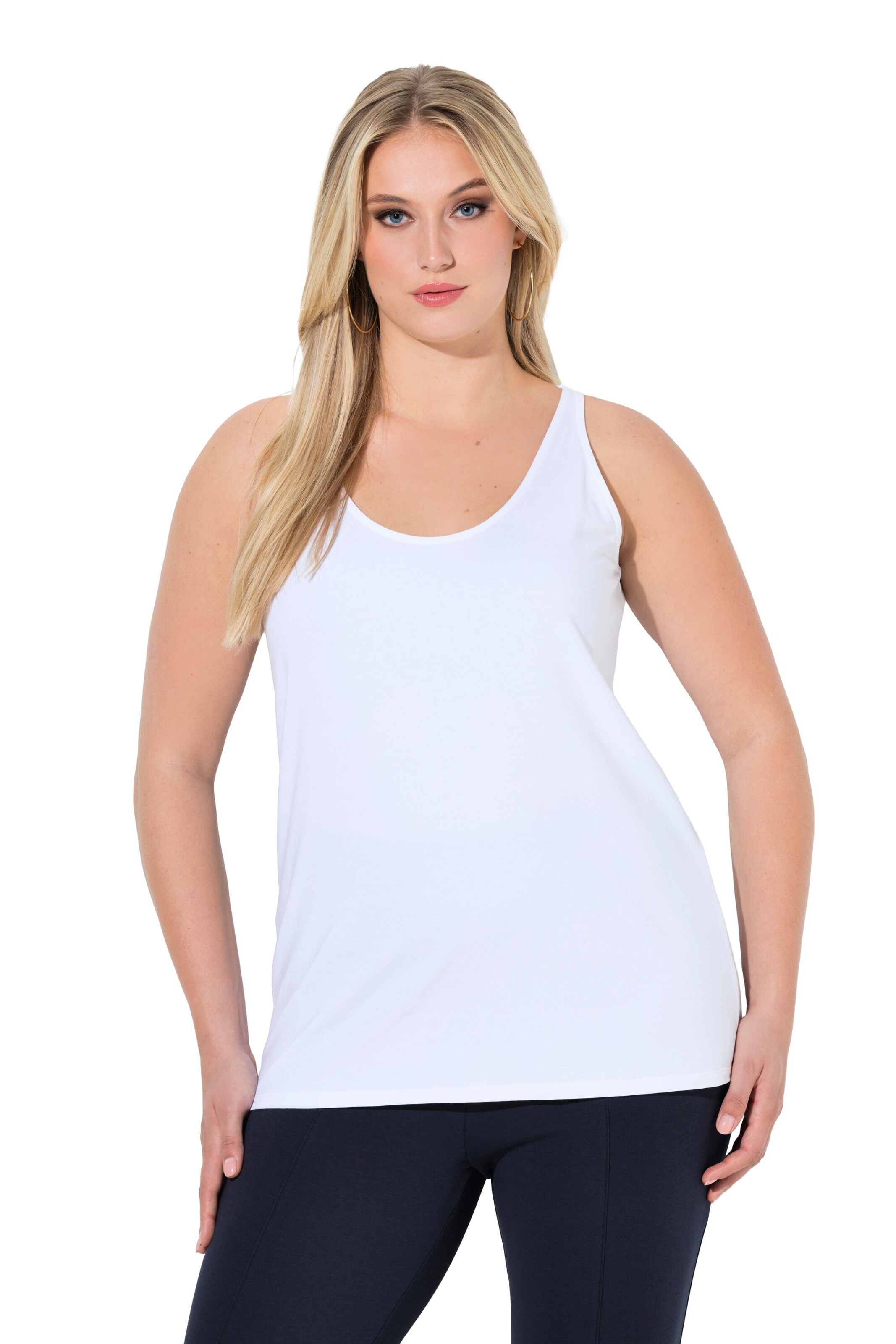 Ulla Popken Top in White: front