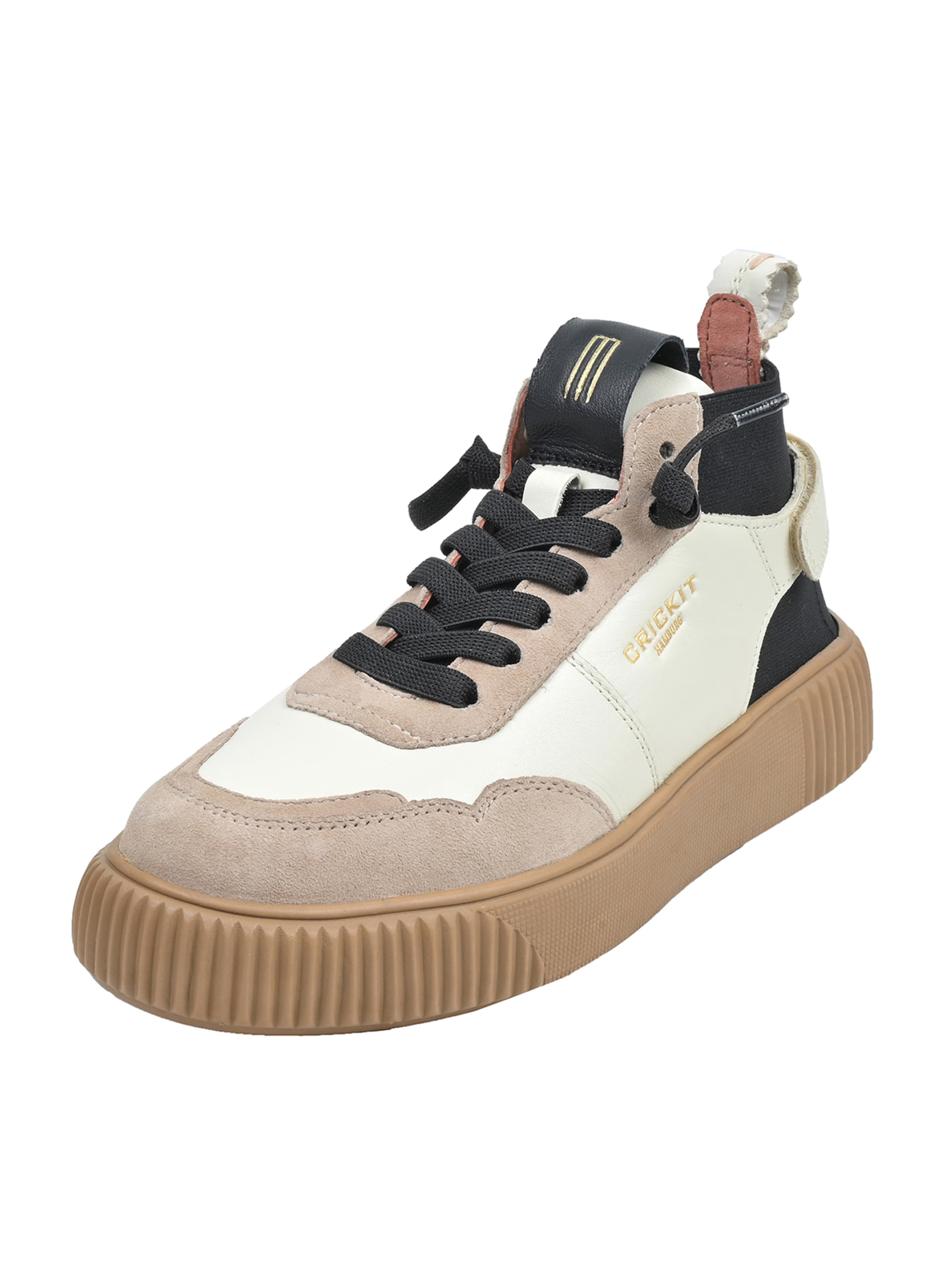 Crickit Sneakers hoog ' UMA ' in Beige: voorkant