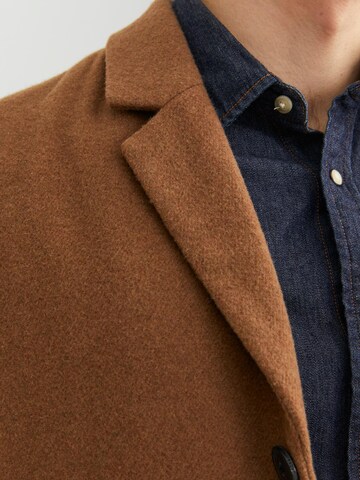 JACK & JONES Between-Seasons Coat 'Zac' in Brown