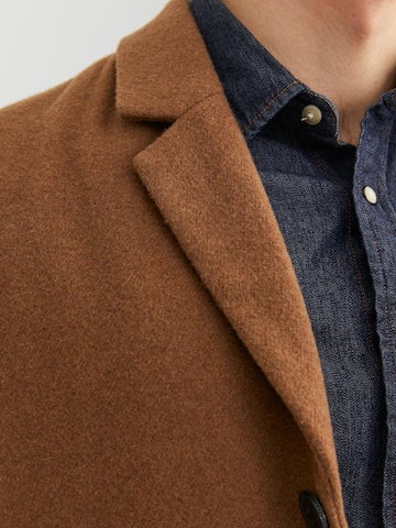 JACK & JONES Between-Seasons Coat 'Zac' in Brown