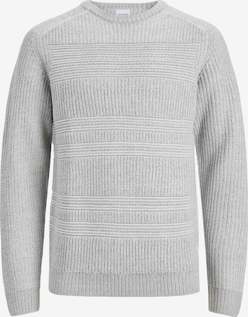 JACK & JONES Sweater 'Davis' in Grey: front