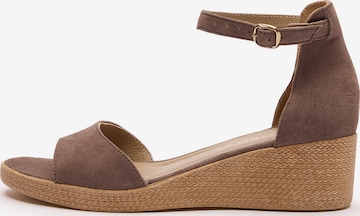 RYŁKOSandale - smeđa boja: prednji dio