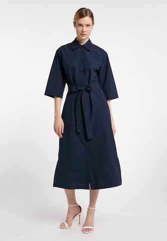 DreiMaster Klassik Shirt dress in Blue: front