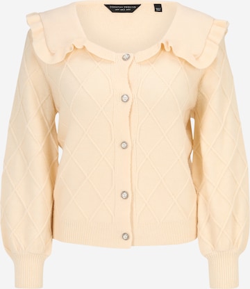 Dorothy Perkins Gebreid vest in Beige: voorkant