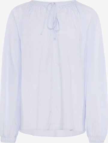 Usha - Blusa em azul: frente