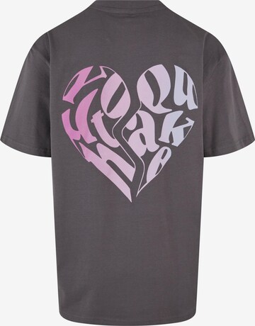 Lost Youth Shirt 'Heart' in Grijs