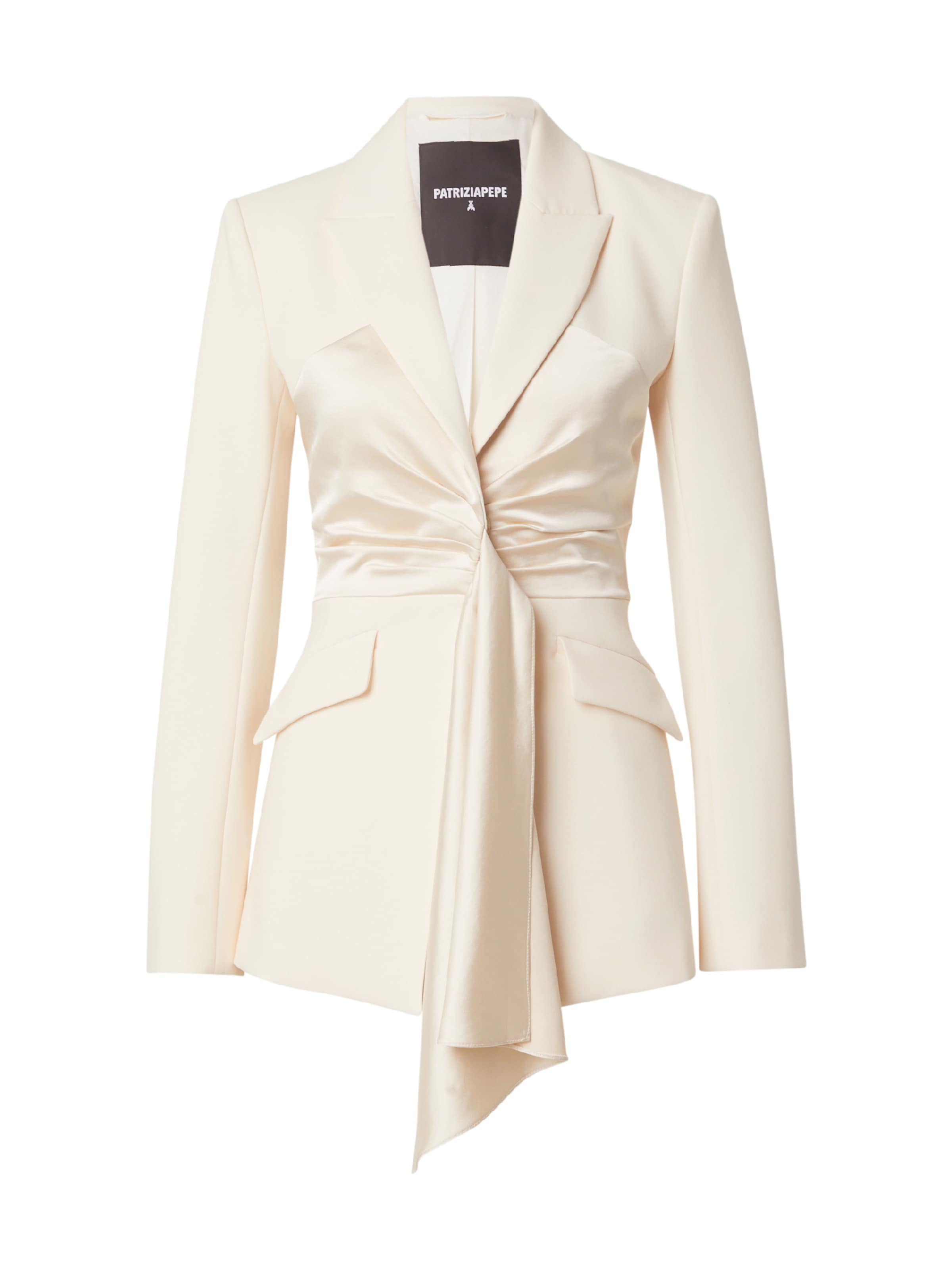 Blazer PATRIZIA PEPE en blanc : devant