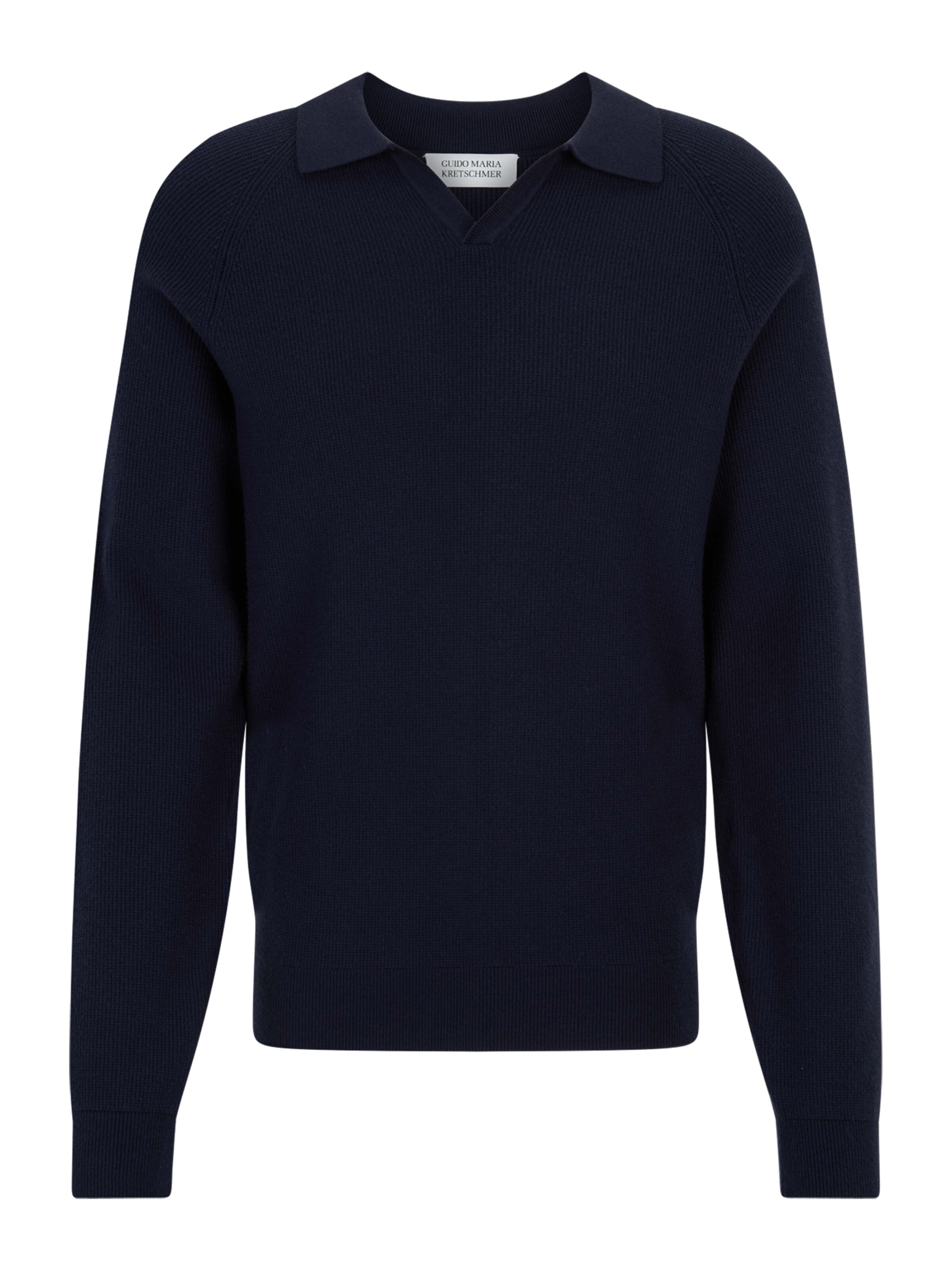 Guido Maria Kretschmer Men Sweater &#x27;Devin&#x27; in Blue: front