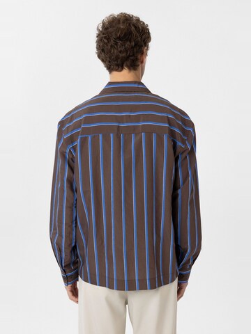 Coupe regular Chemise 'Frederico' Antioch en marron