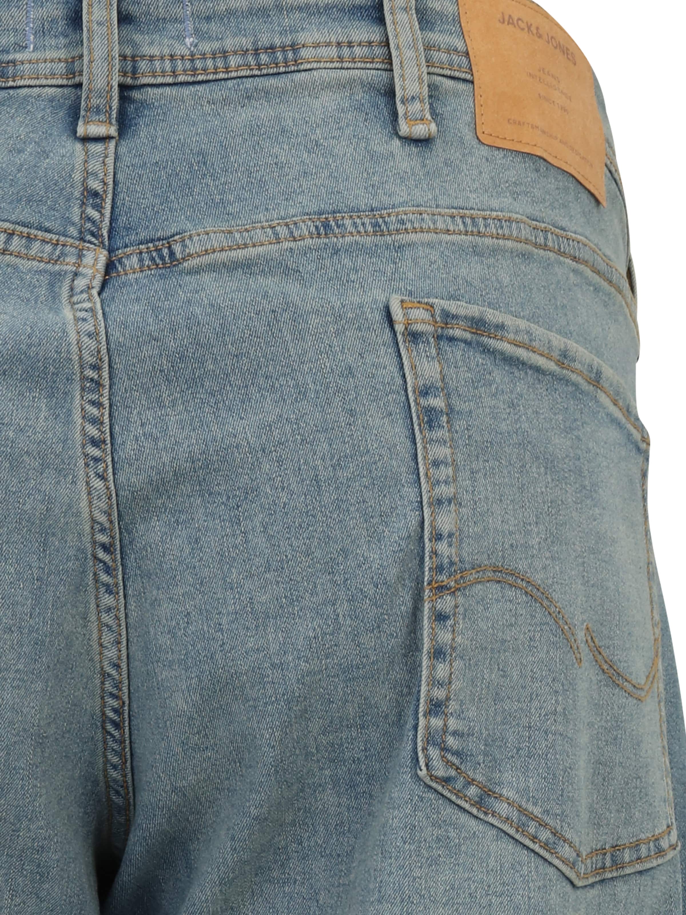 Jack & Jones Plus Слим Джинсы 'JJIGLENN JJORIGINAL' в Синий