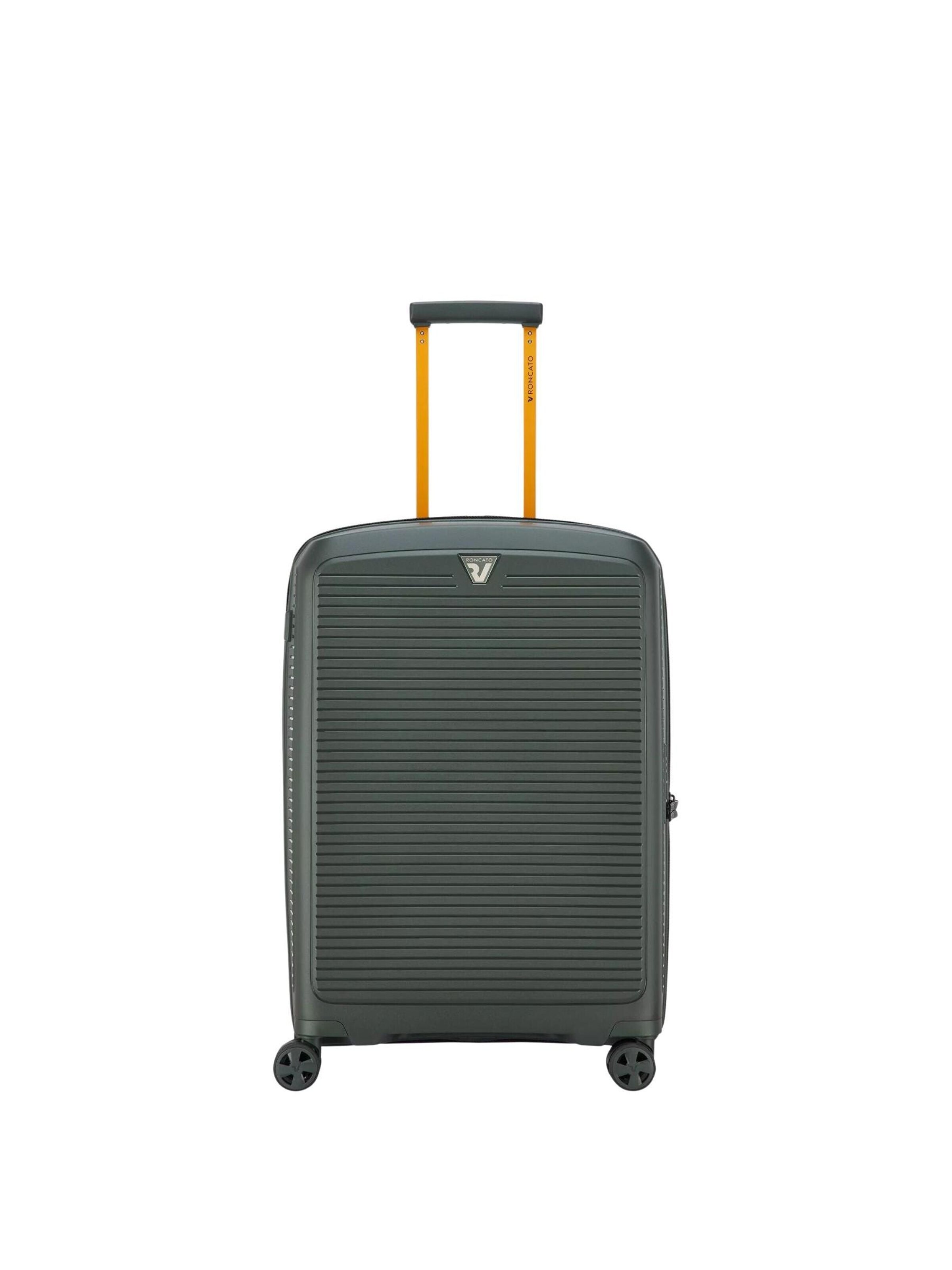 Trolley 'Arcade' di Roncato in verde: frontale