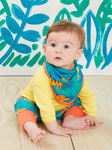 Toby Tiger Regular Pants 'Raubkatzen-Druck' in Green: front