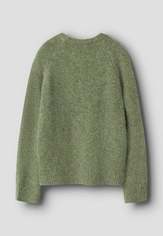LMTD Sweter 'NLFBULLO' w kolorze zielony