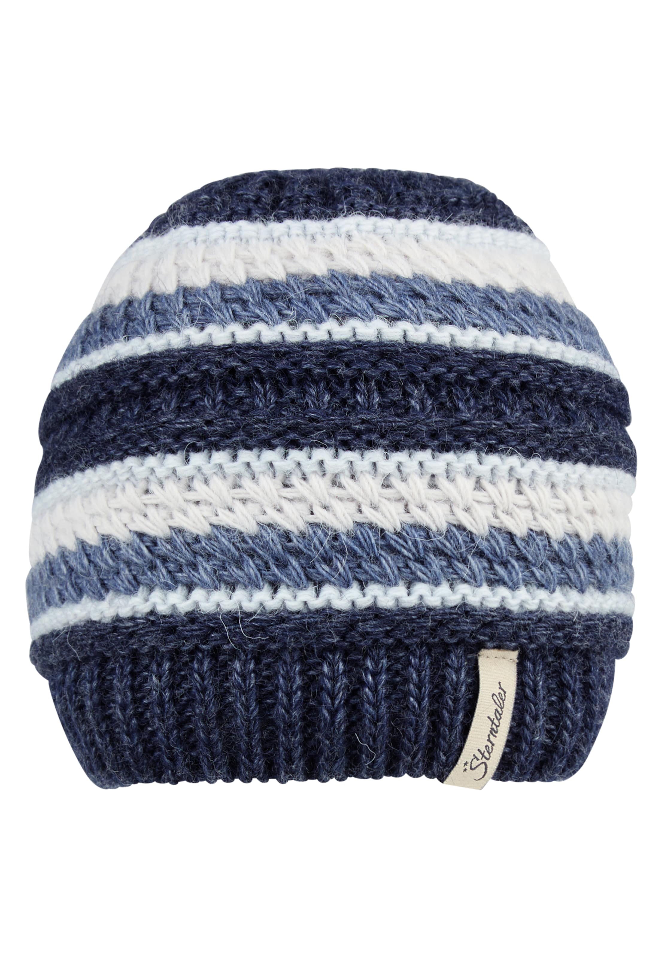 STERNTALER Beanie in Blue: front