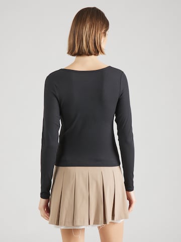 HOLLISTER Knit cardigan in Black