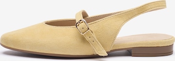 RYLKOCipele s potpeticom i otvorenom petom - žuta boja: prednji dio
