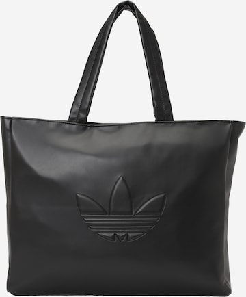 ADIDAS ORIGINALS Ostoskassi 'Trefoil' värissä musta: etupuoli