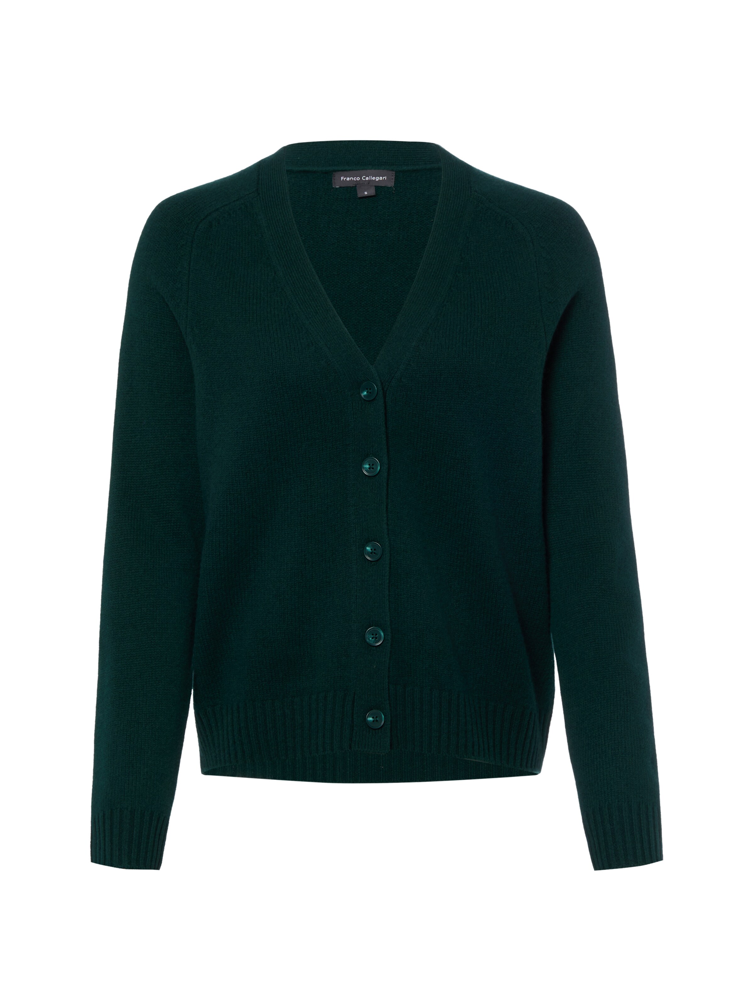 Franco Callegari Strickjacke in Grün: Vorderseite