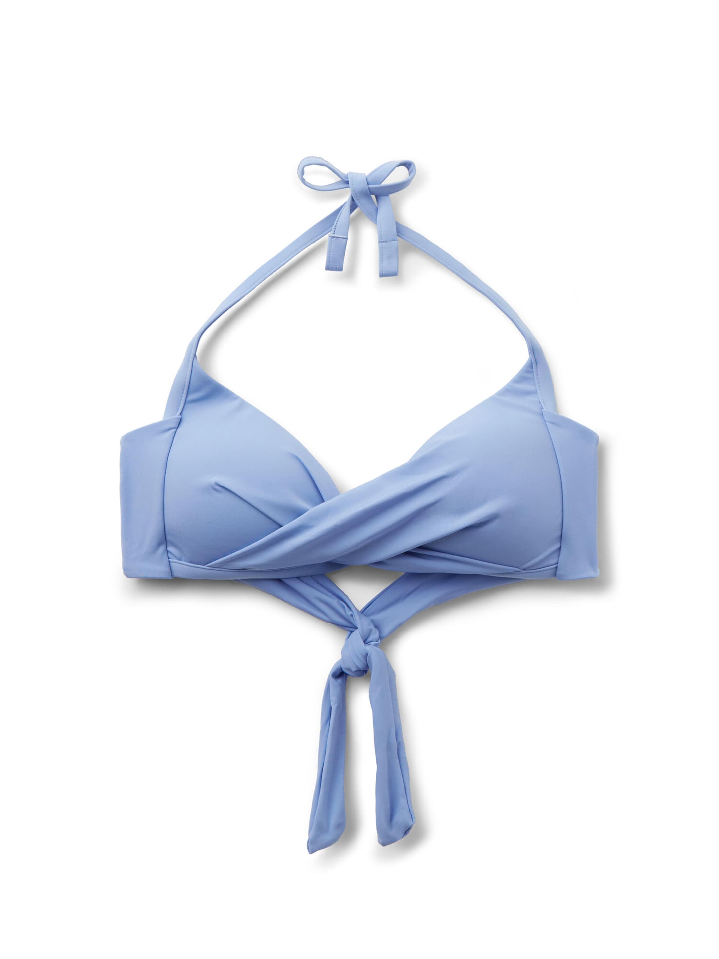 CALZEDONIA Bustier Bikinitop 'Premium Fit' in Blau: Vorderseite