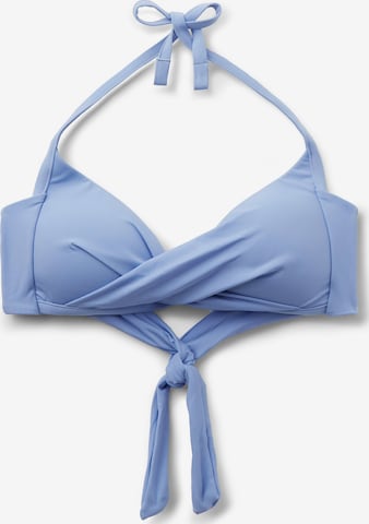 CALZEDONIA Bikini Top 'Premium Fit' in Blue: front