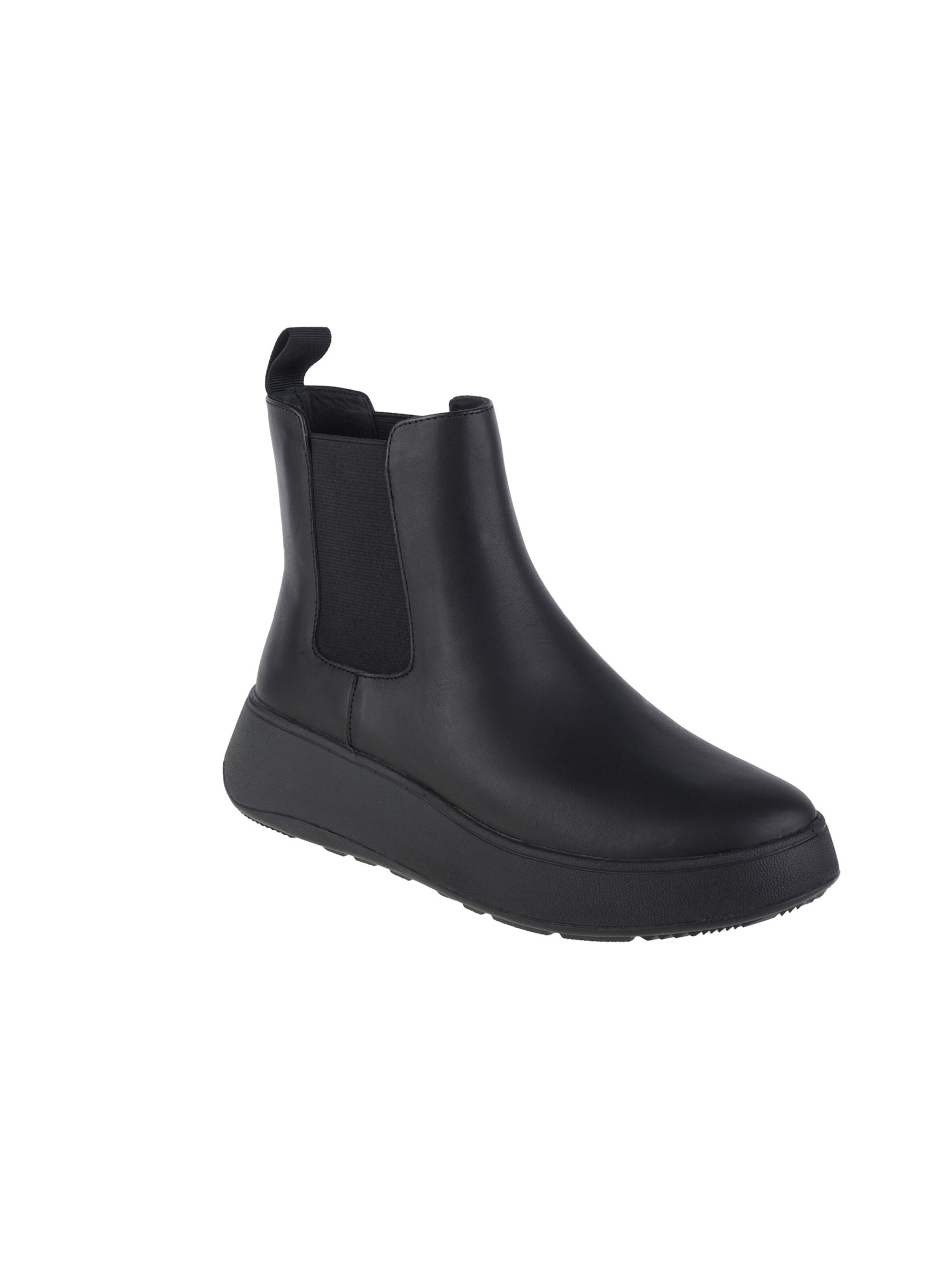 FitFlop Chelsea Boots 'FitFlop F-Mode'‌‌‌‌ in Schwarz: Vorderseite
