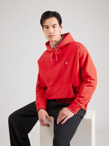 Calvin Klein Jeans Sweatshirt i röd: framsida